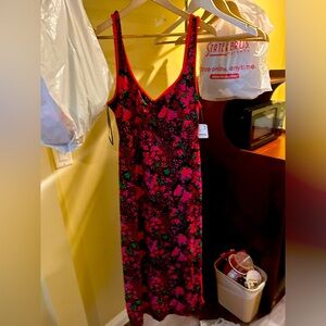 Causual dress with flowers